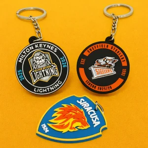 Gantungan Kunci Karet Custom logo Perusahaan