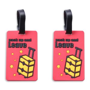 luggage tag karet custom